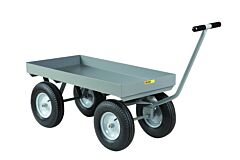 Little Giant Ch-2448-X3-16P Heavy Duty Deep Lip Wagon Truck, 24"W X 48"L, 3000 Lb Capacity