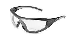 Gateway Safety 21Ma15 Swap Mag Safety Glasses, Black Frame, Clear Fx2 Anti-Fog Lens, 1.5 Diopter