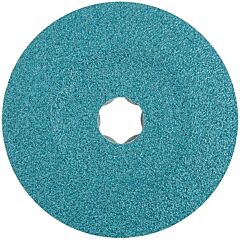 Pferd 40136 Combiclick Fiber Discs, Zirconia Alumina, 4 1/2 In Dia., 120 Grit