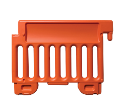 Plasticade Csp-Sw38-O Strongwall Ada Compliant Barricade, Orange, No Sheeting