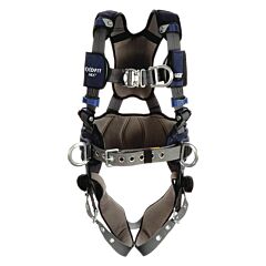 3M Dbi-Sala 1140189 Exofit Nex Plus Comfort Construction Style Positioning/Climbing Harness, Large, Gray