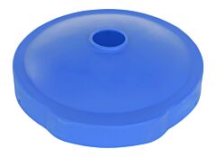 Vestil Dc-P-55-Can-Uf-Bu Low-Density Polyethylene Universal 55 Gallon Drum Recycling Lid Blue