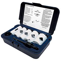 Disston E0212169 Blu-Mol Xtreme Bi-Metal Hole Saw Kit, Handyman, 7-Piece