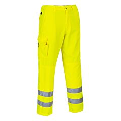Portwest E046 Hi-Vis Cargo Pants, Yellow, Size Large