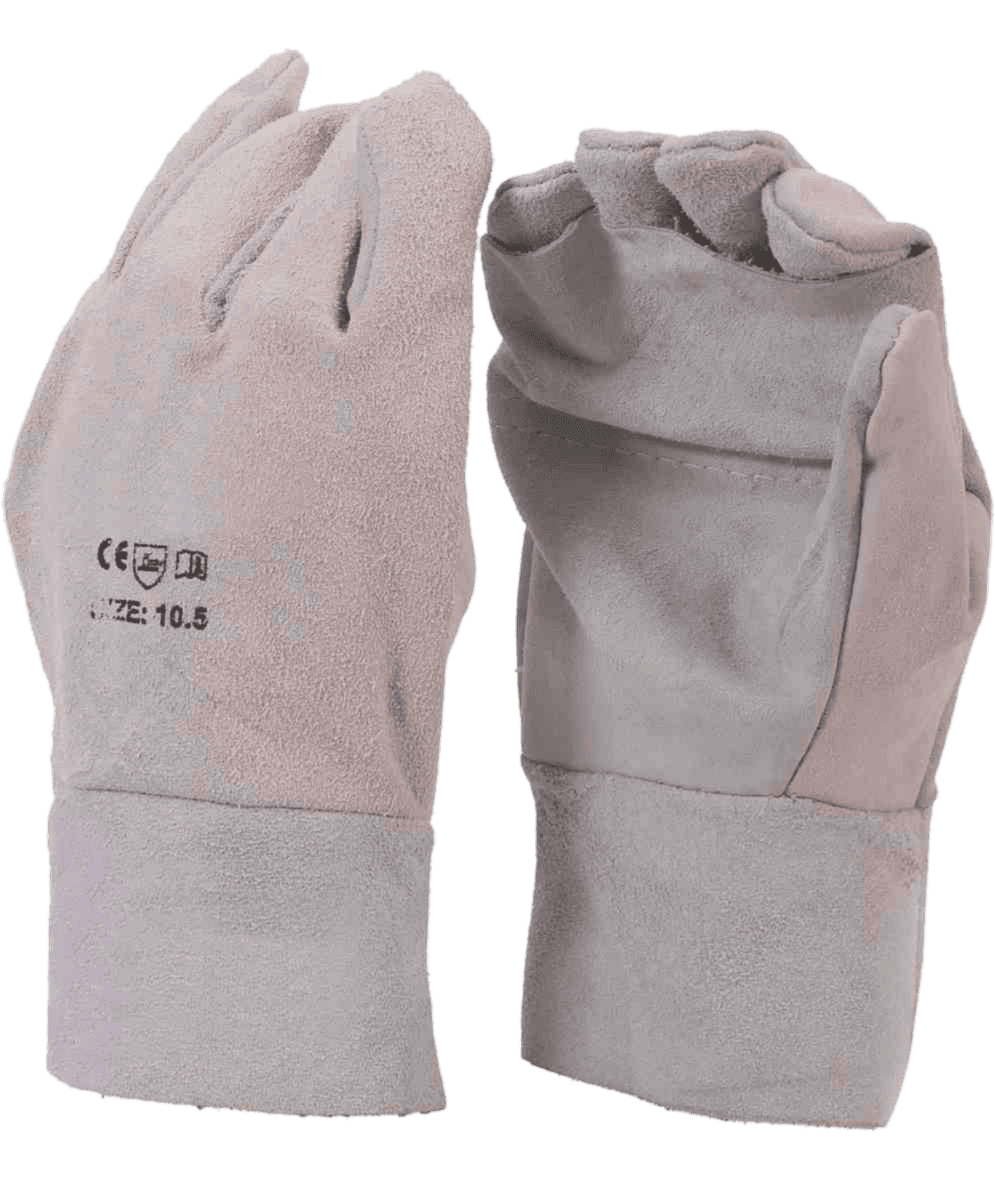 Chrome Leather Apron Palm Glove