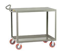 Little Giant Enlg-2436-6Py Ergonomic Shelf Truck, 24"W X 36"L, 2000 Lb Capacity