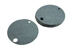 Enpac Enp 25Udt Universal Drum Top Absorbent Pad, 25 Per Bale, Grey