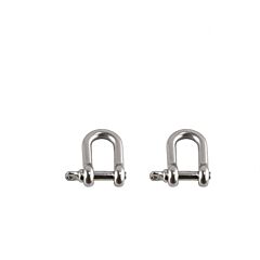 Ergodyne 19793 Squids 3790 Tool Shackle - 2 Pack, Stainless, Medium, 1/Each