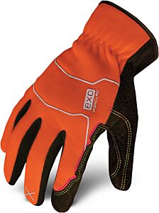 Ironclad Exo2-Hso-02-S Hi-Viz Utility Safety Orange Gloves, Multi Color Options, Orange, Size Small