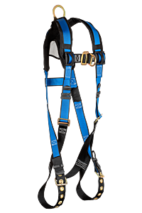 Falltech 7016Bfd2X Contractor+ Full Body Harness 2D Climbing Non-Belted, 2X-Large-Large, Tb Legs/Mb Chest