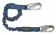 Falltech 8240A 6' Shock Absorbing Lanyard Single Leg, Elastech With Alum Snap Hooks