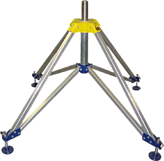 French Creek Fcpbase-Fourleg Quad Pod 4-Leg Base Only, Does Not Include Davit Arm