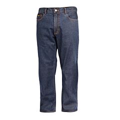 Black Stallion Fd10-34P-46W 10.5 Oz. Fr Stretch Denim 34" Work Pants, Size 46W X 34L