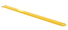 Vestil Fe-5-120-P-Each Steel Pin Style Single Fork Extension 5 In. X 120 In. 4000 Lb. Capacity Yellow