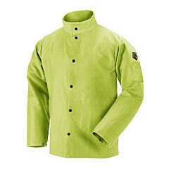 Black Stallion Fl9-30C 9 Oz Lime Green Flame Resistant Cotton 30 Inch Coats