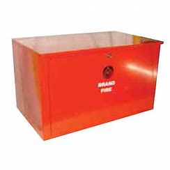 Wall mounted flat hose cabinet