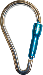 French Creek 62A Aluminum Twistlock Scaffold Hook, 2" 3600 Lb Z Rated Gate Opening
