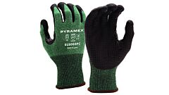 Pyramex Gl606Dpcs Micro-Foam Nitrile Dotted Palm Ansi A3 Cut Gloves, Size Small