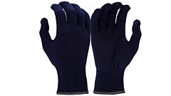 Pyramex Gl701L Thermolite 13G Blue Glove Liner, Size Large