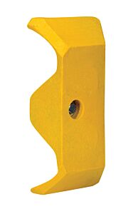 Vestil Gr-H2R-Cap Plastic End Cap For Guard Rail System Yellow