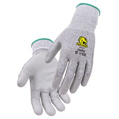 Black Stallion Gr3035-Gy-Med A4 Cut Resistant Gr3035-Gy Accuflex Glove 15G Hppe, Size Medium