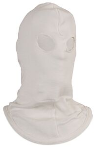 National Safety Apparel H41Nk Nomex Balaclava, Eye Holes, White