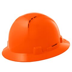Lift Safety Hbfc-20Ho Briggs Full Brim Hard Hat, Vented, Hi-Viz Orange