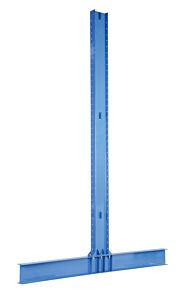Vestil Hdu-C-8-48 Steel Heavy Duty Double Sided Cantilever Uprights For 42" And 48" Arms 8 Ft. 27,400 Lb. Capacity, Blue