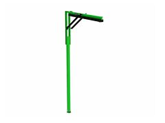 3M Dbi-Sala 8530903 Flexiguard Modular Jib System Mast Anchor, Semi-Fixed, Dual-User, 20 Ft To 25 Ft H, 310 Lb Capacity, Use W/M200 Systems