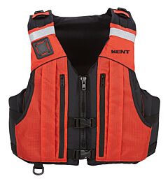 Kent 151400-200-070-23 Elite Dual-Sized Commercial Life Vest, Type Iii Life Jacket, Orange, 2X-Large/3X-Large