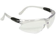 Jackson Safety 14470 Kleenguard Visio Economy Safety Glasses, Silver Frame, Clear Uncoated Lens, 1/Each