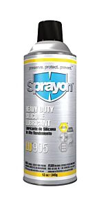 Sprayon Sc0905000 Lu905 Heavy Duty Silicone Lubricant, 12 Oz, Aerosol Can