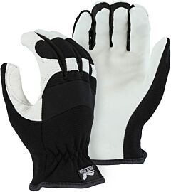 Majestic 2153D Mechanics Gloves With Grain Goatskin Palm, Size Small