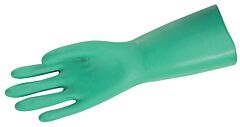 Mcr Safety 5309 Gloves, Green Unlined Nitrile, 11 Mil, Straight Cuff, Textured Grip, Size 9