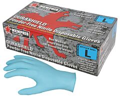 Mcr Safety 6001L Gloves, Durashield Economy, Industrial/Food Grade, Powder Free, Size Large, 1/Box