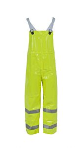 Neese 1930Btf Hi-Vis Bib Trousers, Class E And Flame Resistant Astm D6413, Yellow, Size 2X-Large