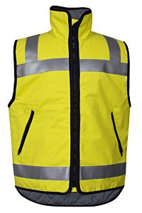 Drifire Owvtzmqc2Smt Fr Outerwear Vest Quilted Class 2, Yellow, Size Small/Tall