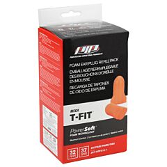 Pip 267-Hpf510-1 T-Shape Disposable Soft Polyurethane Foam Ear Plugs, Dispenser Refill Pack, Orange