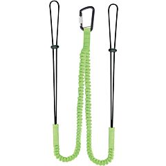 Pip 533-100012 Double Leg Tool Tethering Lanyard, 10 Lbs. Maximum Load Limit, Retail Packaged, Green