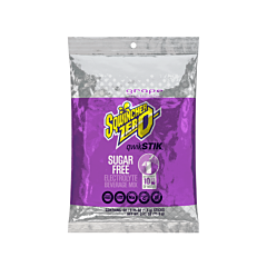 Sqwincher 159060204 Qwik Stik Zero Sugar, 0.06 Oz, Pack, Yields 10 Oz, Grape