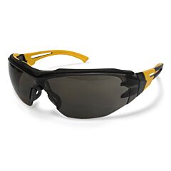 Dewalt Dpg108-2D Renovator Premium Safety Glasses, Black Frame, Smoke Lens