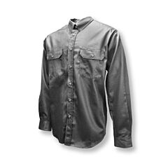 Radians Frs-003G-Xl Volcore Long Sleeve Cotton Button Down Fr Shirt, Gray, Size X-Large