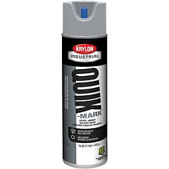 Krylon S03640 Quik-Mark Inverted Marking Paint, Solvent Based, Silver, 15 Oz