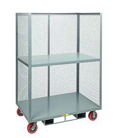 Little Giant T2-2448-6Pyfp60 Forkliftable Order Picking Truck, 24"W X 48"L, 3600 Lb Capacity