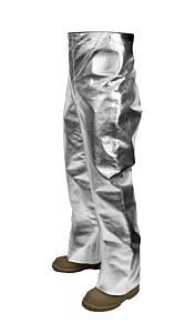Carbon Armour T45Nlsmx32 Alum 19 Oz Over Pant, 32", Silver, Size Small