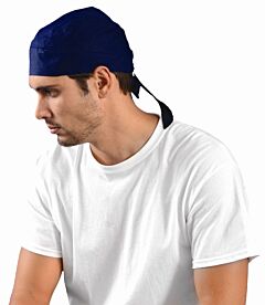 Occunomix Tn5-01 Tuff Nougies Cotton Tie Hat Doo Rag, Navy