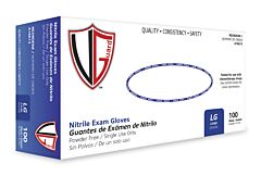 Vguard A18A12 4 Mil Nitrile Chemo Exam Gloves, Powder-Free, Size Medium