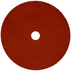 Weiler 69868 Tiger? Ceramic Resin Fiber Disc, 7 In Dia, 7/8 In Arbor, 80 Grit