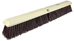 Weiler 42167 Perma-Sweep Floor Brush 18 In Foam Block, 3 In Trim, Maroon Polypropylene