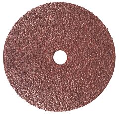 Weiler 59520 Resin Fiber Disc, 7 In Dia, 16 Grit, Alum Oxide
